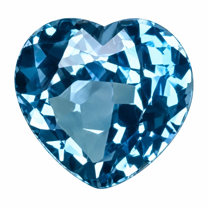 Сет топазов · Сердце · 4,42 / 4,4 / 4,9 ct