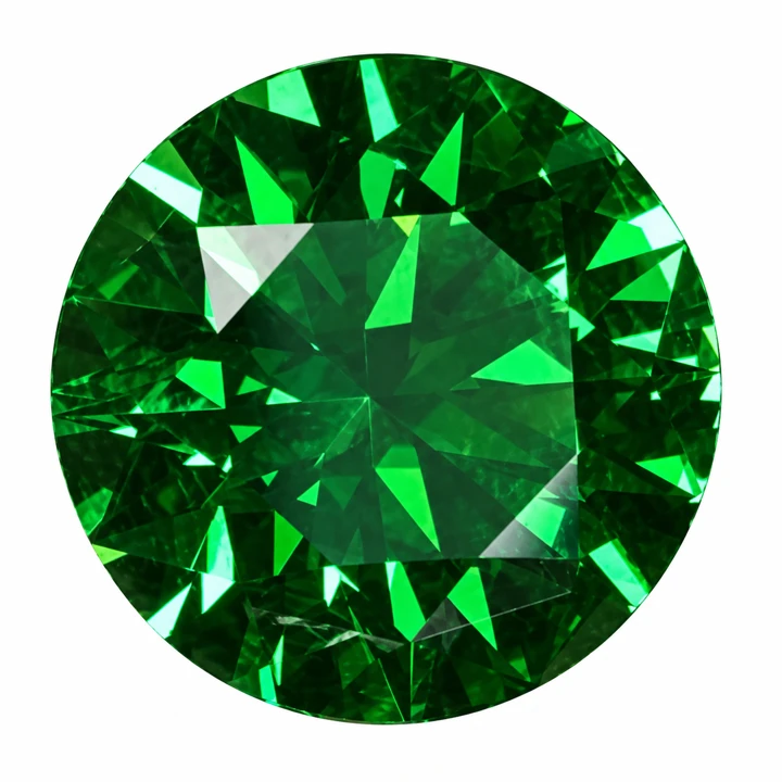 Гидротермальный цаворит · Круг · 3,61 ct