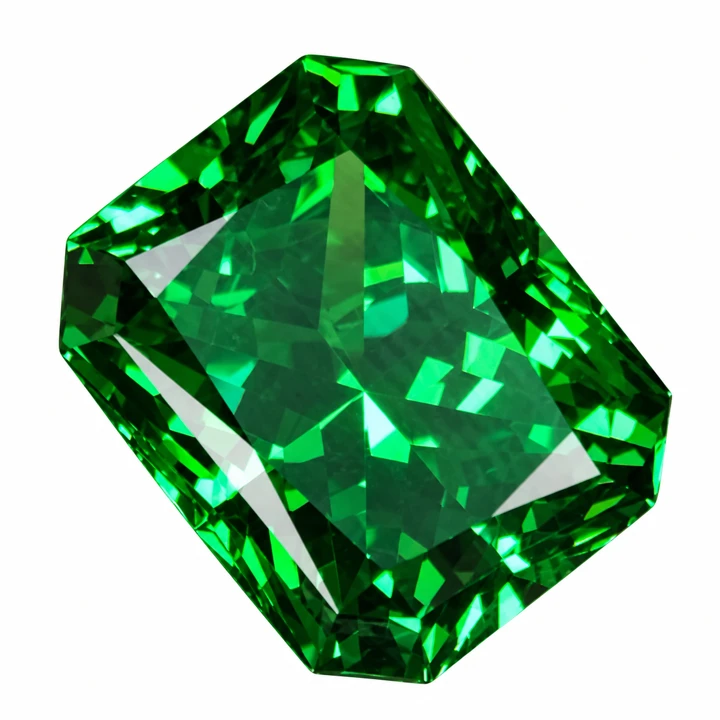 Гидротермальный цаворит · Радиант · 5,5 ct