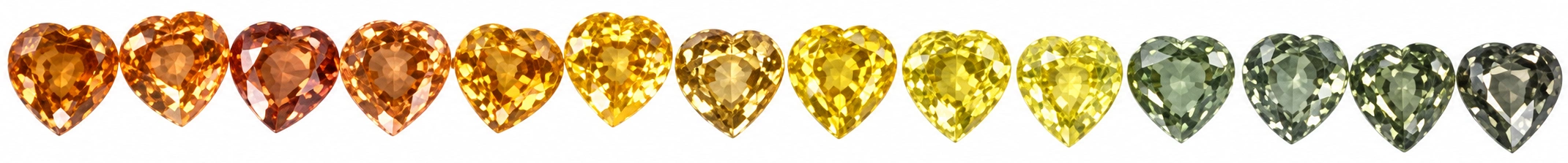 Сапфировая дорожка · Сердце · 13,3 ct · часть 1