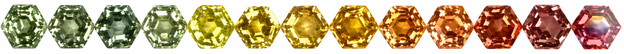 Сапфировая дорожка · Гексагон · 13,73 ct · часть 3
