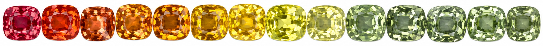 Сапфировая дорожка · Кушон · 17,32 ct · часть 1