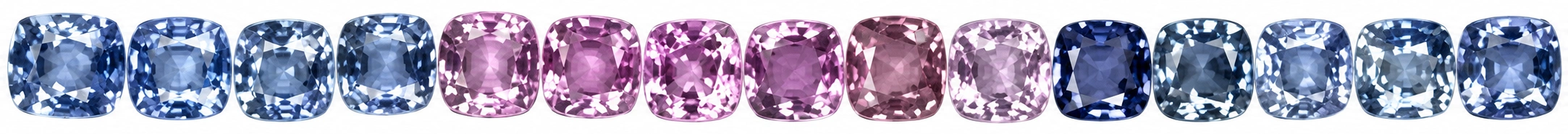 Сапфировая дорожка · Кушон · 17,32 ct · часть 2