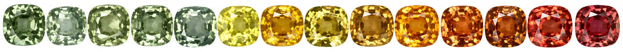 Сапфировая дорожка · Кушон · 17,32 ct · часть 3