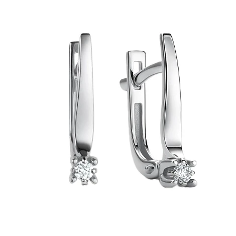 Серьги золотые 26015-200 | Ювелирные изделия от бренда Алькор 💍 купить по доступной цене в ювелирной сети «Золотая Подкова»