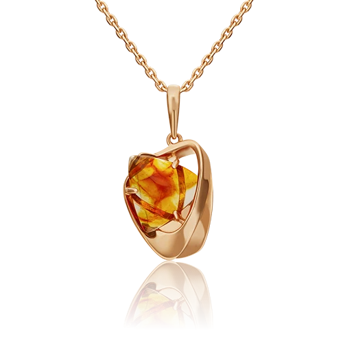 Подвеска золотая 03-3209-00-271-1110-46 | Подвески и кулоны с янтарем купить по выгодной цене в ювелирном магазине ⭐️ «Золотая Подкова» Подвеска золотая 03-3209-00-271-1110-46 | Подвески и кулоны с янтарем купить по выгодной цене в ювелирном магазине ⭐️ «Золотая Подкова»