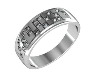 Кольцо серебряное 271165 | Кольца с фианитом купить по выгодной цене в ювелирном магазине ⭐️ «Золотая Подкова»