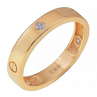 Кольцо золотое 802-02390-10-00-20-00 | Золотые кольца купить по выгодной цене в ювелирном магазине ⭐️ «Золотая Подкова»