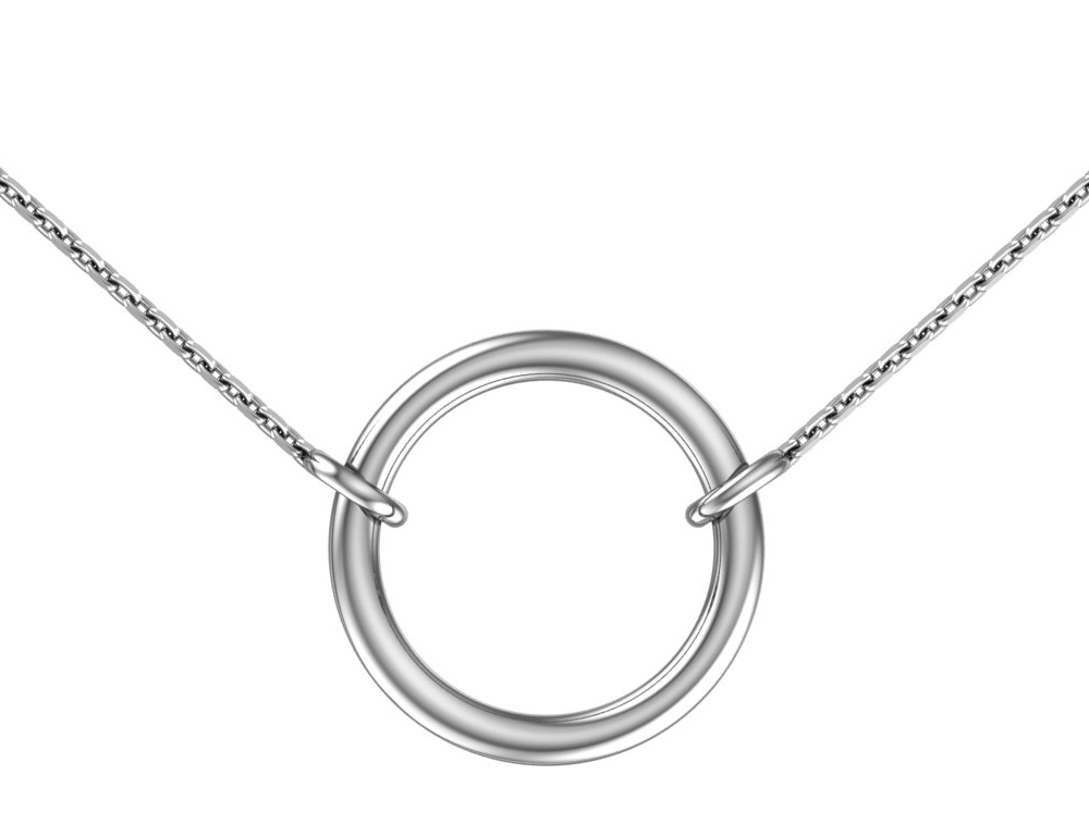 Колье из серебра