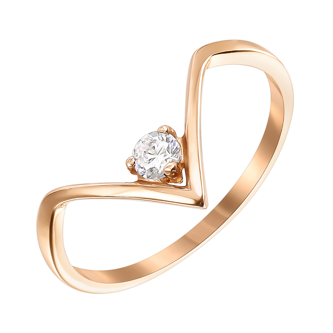 Кольцо золотое 802-00998-10-00-20-00 | Кольцо золотое 82998 купить по цене 17268 руб. в ювелирном магазине ⭐️ «Золотая Подкова»