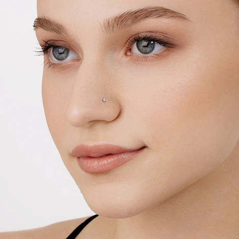 Пирсинг золотой 7008-200 | Пирсинги купить по выгодной цене в ювелирном магазине ⭐️ «Золотая Подкова»