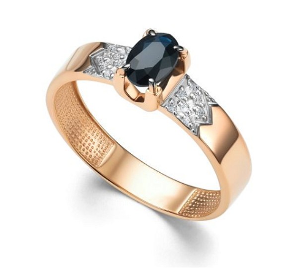 Кольцо золотое 15926-102 | Серьги золотые 25926-102 купить по цене 108334 руб. в ювелирном магазине ⭐️ «Золотая Подкова»