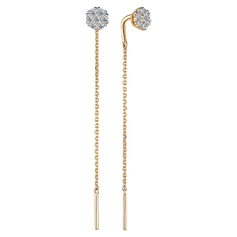 Серьги золотые 25101-100 | Продевки серьги купить по выгодной цене в ювелирном магазине ⭐️ «Золотая Подкова» Серьги золотые 25101-100 | Продевки серьги купить по выгодной цене в ювелирном магазине ⭐️ «Золотая Подкова»