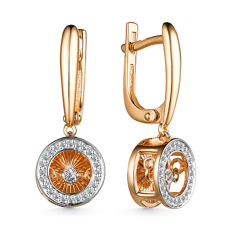 Серьги золотые 25102-100 | #default_image_alt#