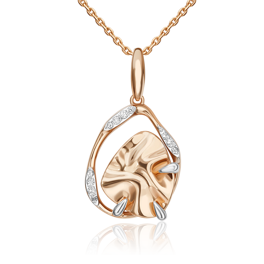 Подвеска золотая 03-3410-00-201-1110 | Браслет золотой 05-0757-00-201-1110 купить по цене 74092 руб. в ювелирном магазине ⭐️ «Золотая Подкова»