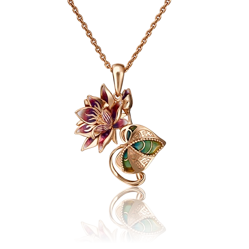 Подвеска золотая 03-2919-00-000-1110-48 | Ювелирные изделия в сети Золотая Подкова