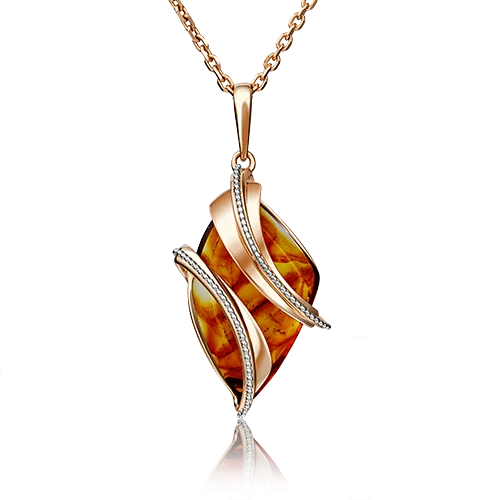 Подвеска золотая 03-2824-00-271-1110-46 | Подвески и кулоны с янтарем купить по выгодной цене в ювелирном магазине ⭐️ «Золотая Подкова» Подвеска золотая 03-2824-00-271-1110-46 | Подвески и кулоны с янтарем купить по выгодной цене в ювелирном магазине ⭐️ «Золотая Подкова»