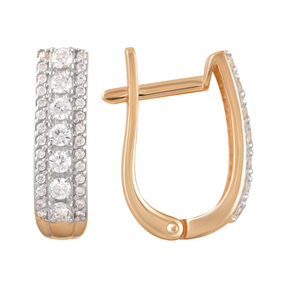 Серьги золотые С132-3894 | Кольцо золотое К132-3894 купить по цене 42340 руб. в ювелирном магазине ⭐️ «Золотая Подкова»