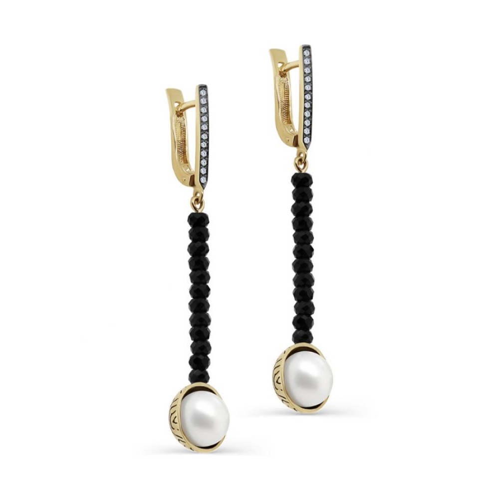 Серьги золотые 12-21320-1589 | Браслет золотой 14-21320-1589 купить по цене 78560 руб. в ювелирном магазине ⭐️ «Золотая Подкова»