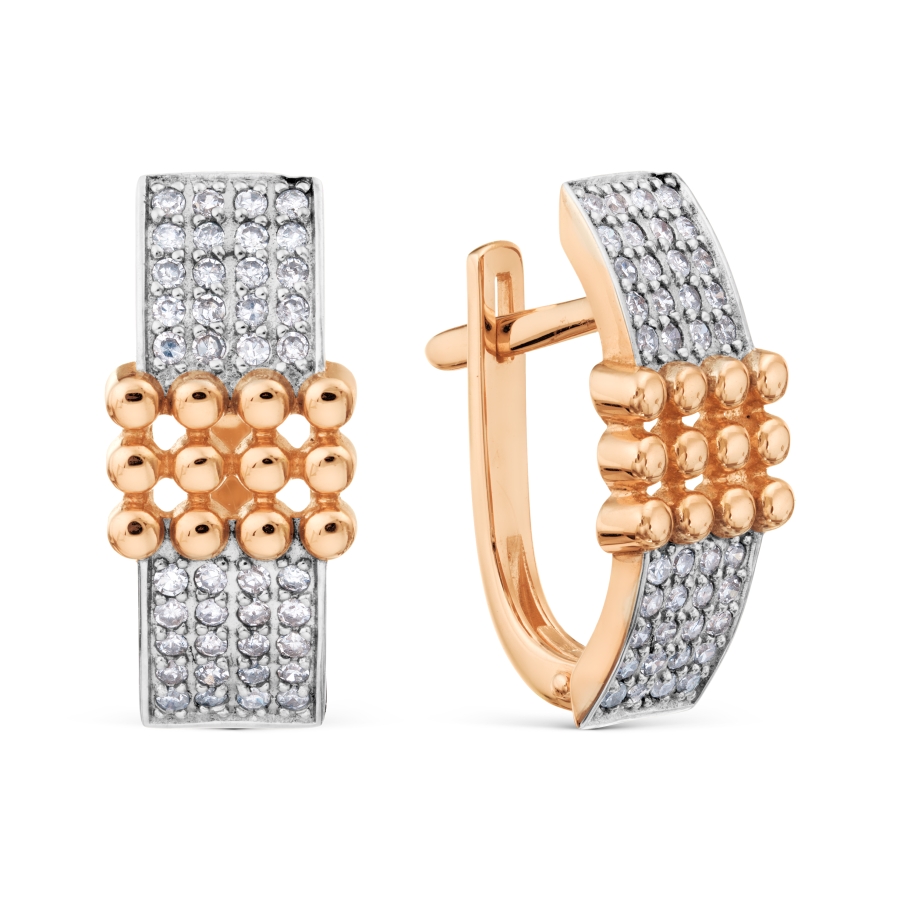 Серьги золотые Т14702В166 | Золотое кольцо 316511 — купить в ювелирном магазине «Золотая Подкова»