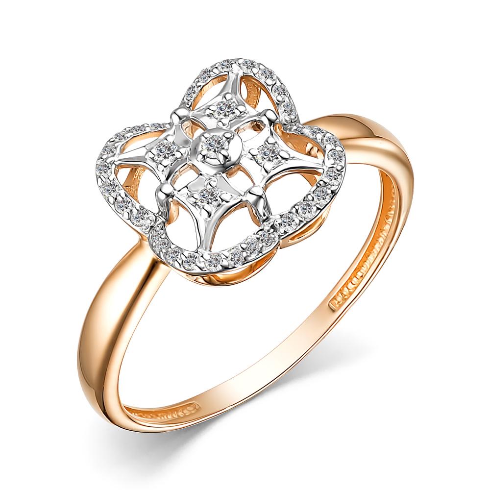 Кольцо золотое 15091-100 | Серьги золотые 25091-100 купить по цене 214369 руб. в ювелирном магазине ⭐️ «Золотая Подкова»