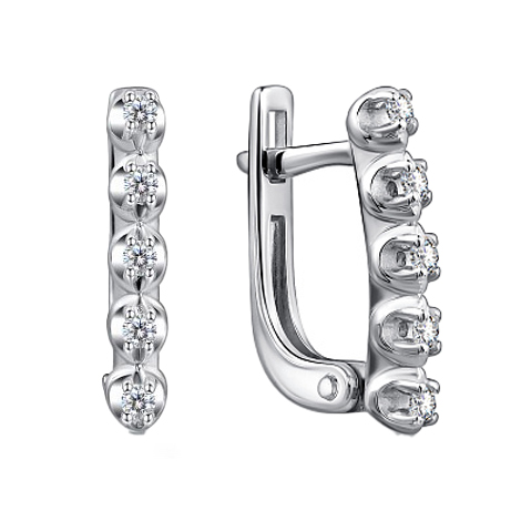 Серьги из серебра