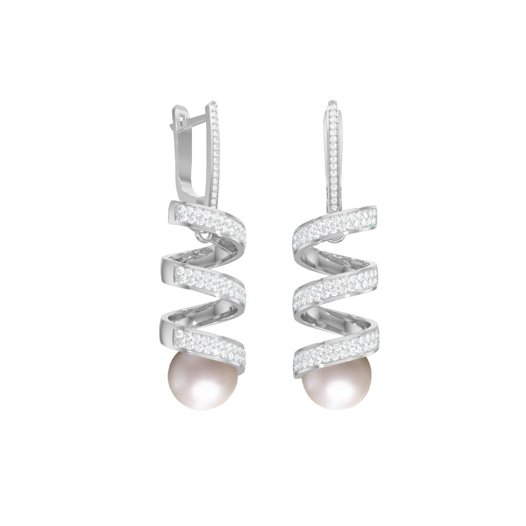 Серьги золотые С1352-560165 | Кольцо золотое К1352-560165 купить по цене 83200 руб. в ювелирном магазине ⭐️ «Золотая Подкова»