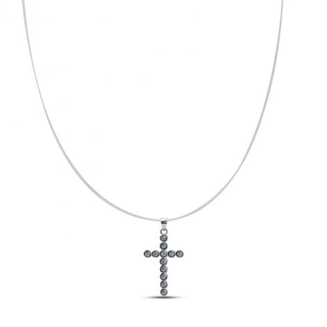 Колье серебряное 05E2NO13696a-145 | Ювелирные изделия в сети Золотая Подкова