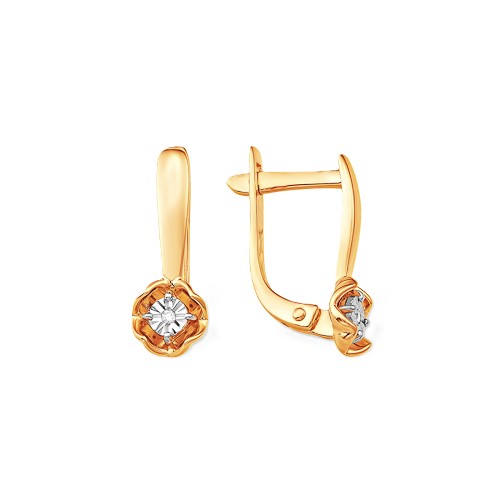 Серьги золотые С15115109 | Кольцо золотое К15115109 купить по цене 45731 руб. в ювелирном магазине ⭐️ «Золотая Подкова»