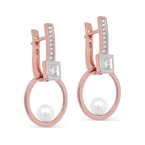 Серьги золотые 12-01437-1500 | Ювелирные изделия Женские золотые купить по выгодной цене в ювелирном магазине ⭐️ «Золотая Подкова»