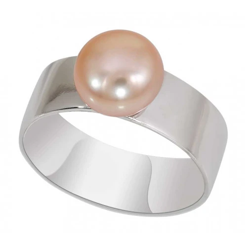 Кольцо серебряное 13315Р | Ювелирные изделия С жемчугом купить по выгодной цене в ювелирном магазине ⭐️ «Золотая Подкова»