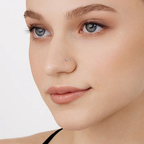 Пирсинг золотой 7008-100 | Золотые пирсинги купить по выгодной цене в ювелирном магазине ⭐️ «Золотая Подкова»