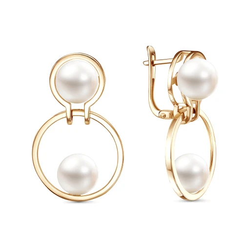 Серьги золотые 21805425 | Серьги с жемчугом купить по выгодной цене в ювелирном магазине ⭐️ «Золотая Подкова» Серьги золотые 21805425 | Серьги с жемчугом купить по выгодной цене в ювелирном магазине ⭐️ «Золотая Подкова»