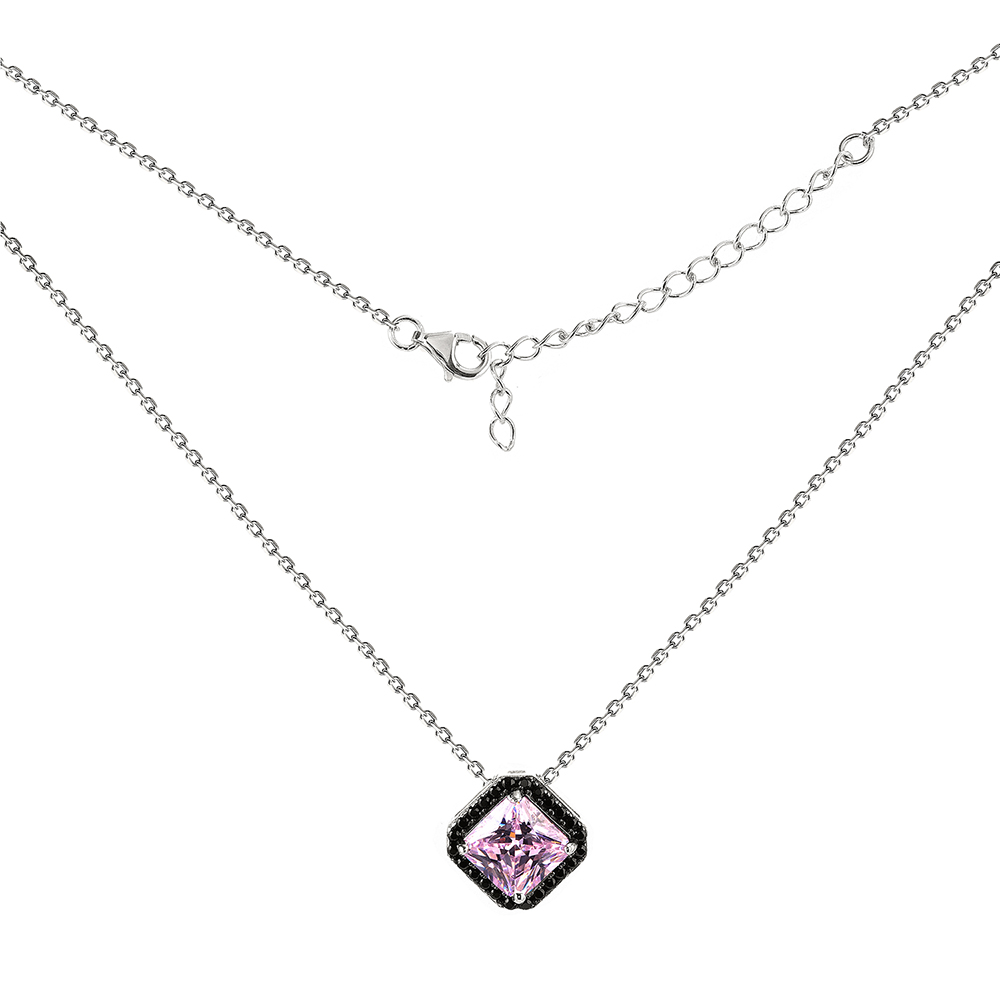 Подвеска серебряная SN-C0727-p | Серьги серебряные SE-C0727-p купить по цене 2940 руб. в ювелирном магазине ⭐️ «Золотая Подкова»