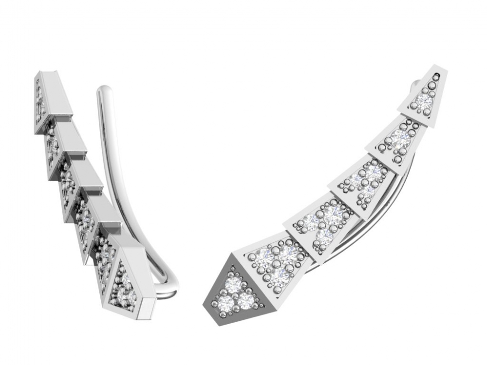 Серьги серебряные 2101538-00775 | Кольцо серебряное 1101538-00775 купить по цене 5034 руб. в ювелирном магазине ⭐️ «Золотая Подкова»