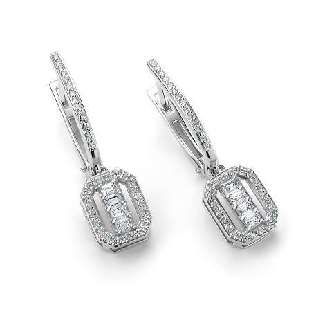 Серьги из золота с бриллиантами