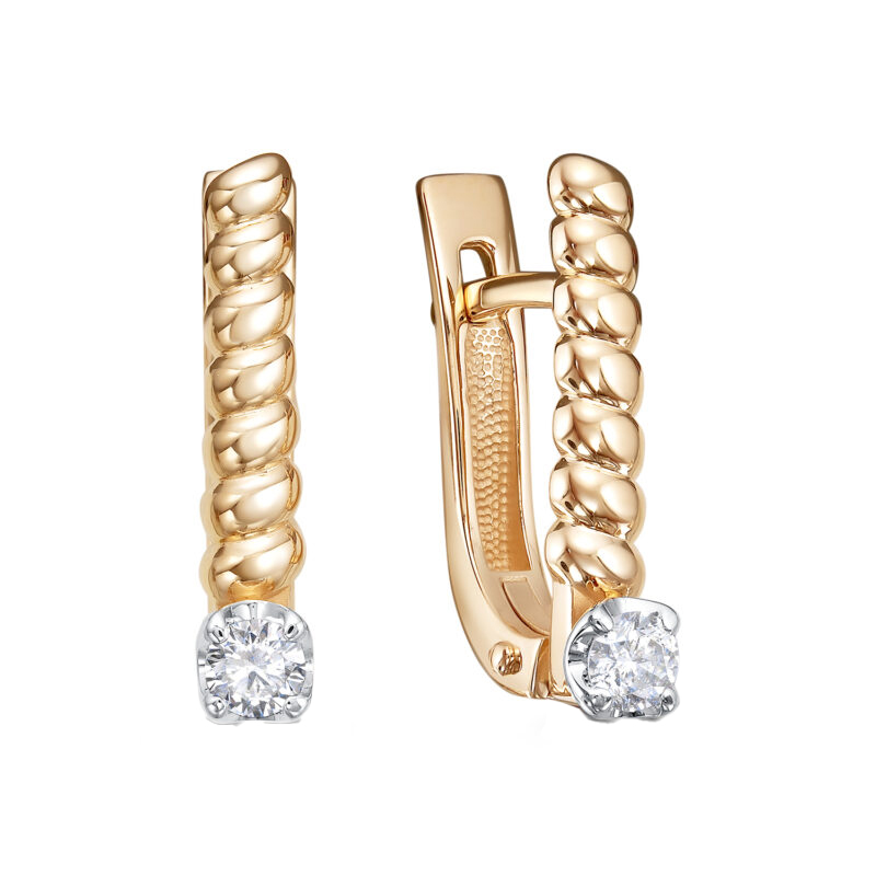 Серьги золотые 12-02016-1000 | #default_image_alt#