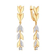 Серьги золотые Т14202В380 | Браслет золотой Т142101061 купить по цене 50784 руб. в ювелирном магазине ⭐️ «Золотая Подкова»