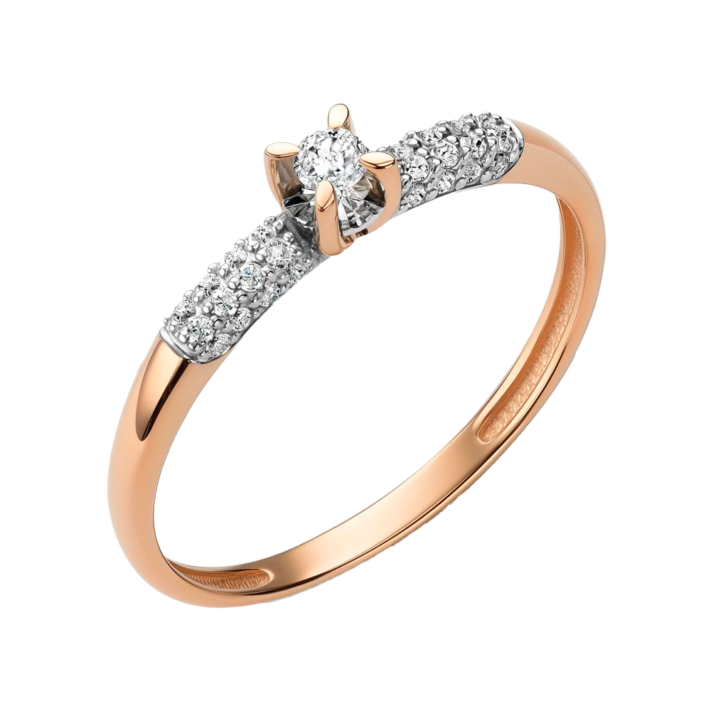 Кольцо золотое 16012-100 | Серьги золотые 26012-100 купить по цене 112151 руб. в ювелирном магазине ⭐️ «Золотая Подкова»