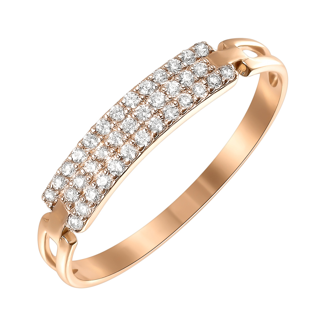 Кольцо золотое 82569 | Серьги золотые 83569 купить по цене 52920 руб. в ювелирном магазине ⭐️ «Золотая Подкова»