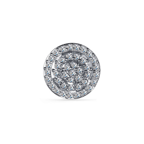 Подвеска золотая 34866-100 | Серьги золотые 24866-100 купить по цене 57067 руб. в ювелирном магазине ⭐️ «Золотая Подкова»