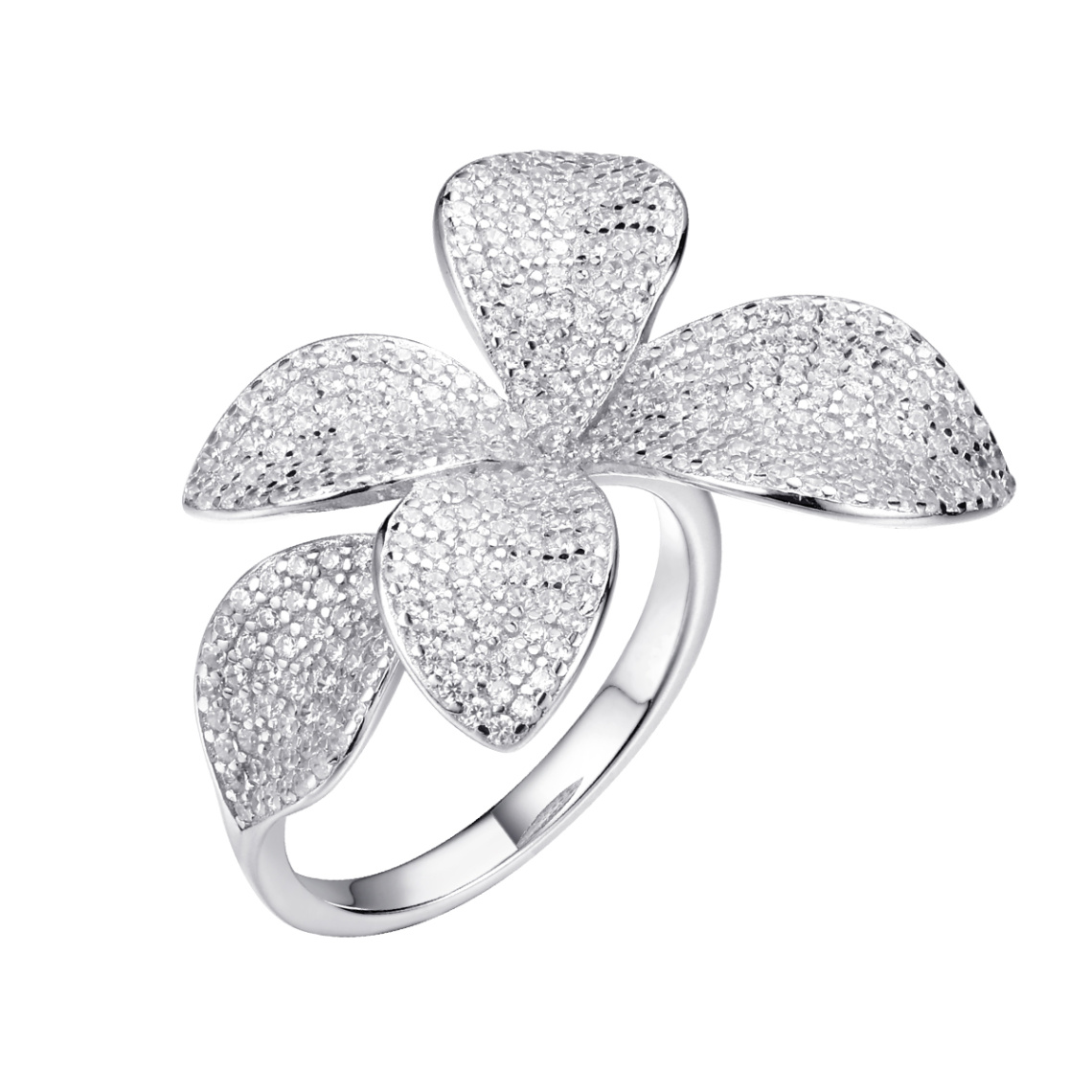 Кольцо серебряное CZ-R01803-X-W-X-X-W | Колье серебряное CZ-N03219-X-W-X-X-W купить по цене 7771 руб. в ювелирном магазине ⭐️ «Золотая Подкова»