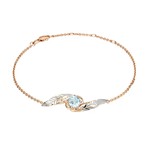 Браслет из золота с топазом