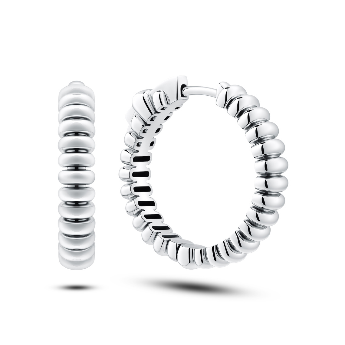 Серьги серебряные 00972-21-090101-00 | Кольцо серебряное 00972-10-090101-00 купить по цене 8865 руб. в ювелирном магазине ⭐️ «Золотая Подкова»