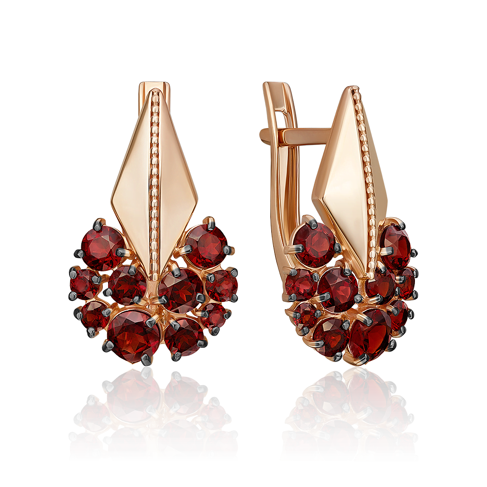 Серьги золотые 02-5400-00-204-1110 | Подвеска золотая 03-3569-00-204-1110 купить по цене 26767 руб. в ювелирном магазине ⭐️ «Золотая Подкова»