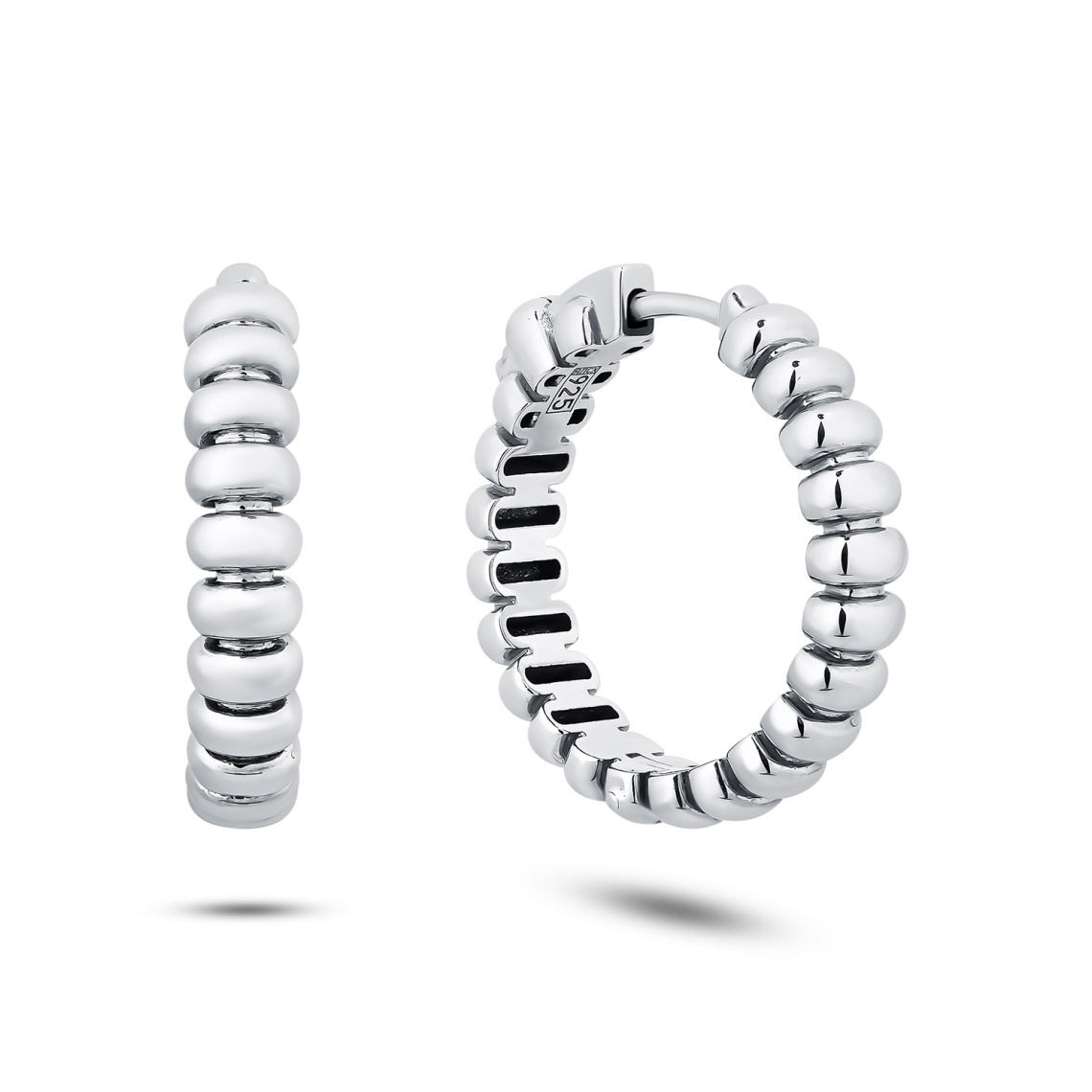 Серьги серебряные 00972-20-090101-00 | Кольцо серебряное 00972-10-090101-00 купить по цене 8865 руб. в ювелирном магазине ⭐️ «Золотая Подкова»