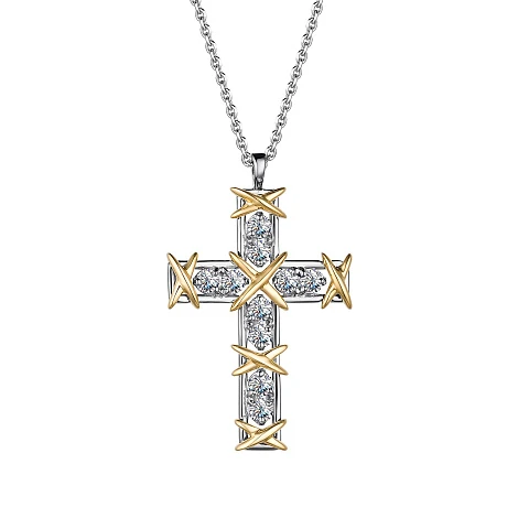 Колье золотое 65112-Л00 | Колье с бриллиантами купить по выгодной цене в ювелирном магазине ⭐️ «Золотая Подкова»