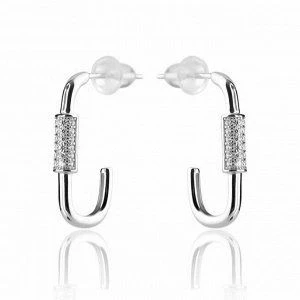 Серьги серебряные YBA0407-Rd