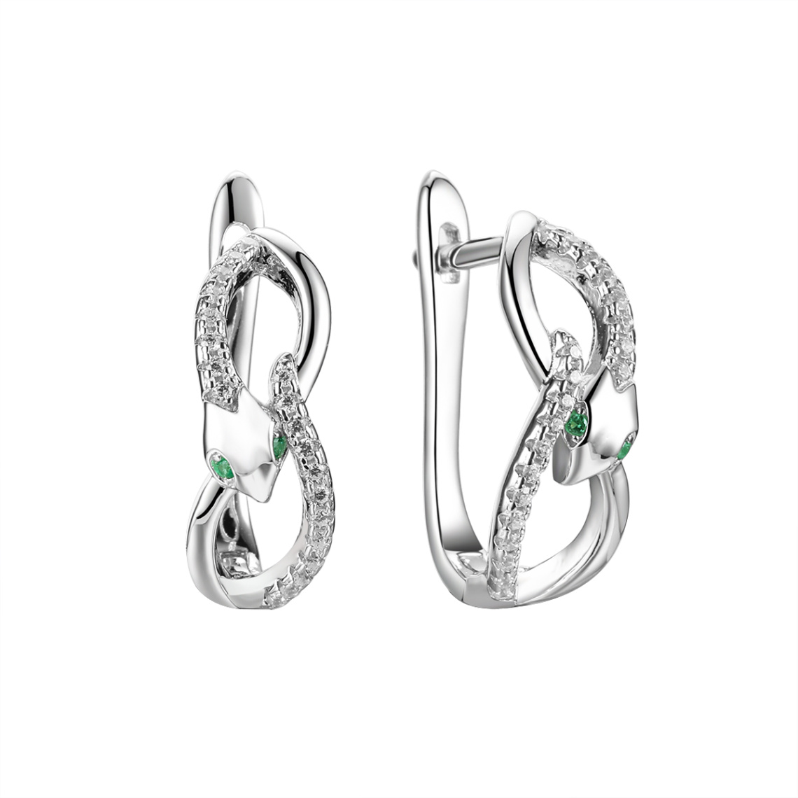 Серьги серебряные CZ-E01887-X-W-NCE-X-W | Кольцо серебряное CZ-R01887-X-W-NCE-X-W купить по цене 3748 руб. в ювелирном магазине ⭐️ «Золотая Подкова»