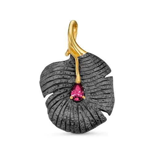 Подвеска серебряная П-33-0125B5 поз. | Подвески и кулоны купить по доступной цене в ювелирном магазине «Золотая Подкова»